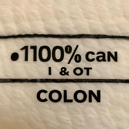 Does 100% cotton mean all cotton?