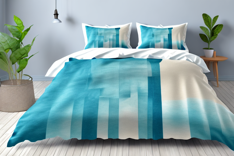 A duvet cover made from bamboo and a duvet cover made from wool