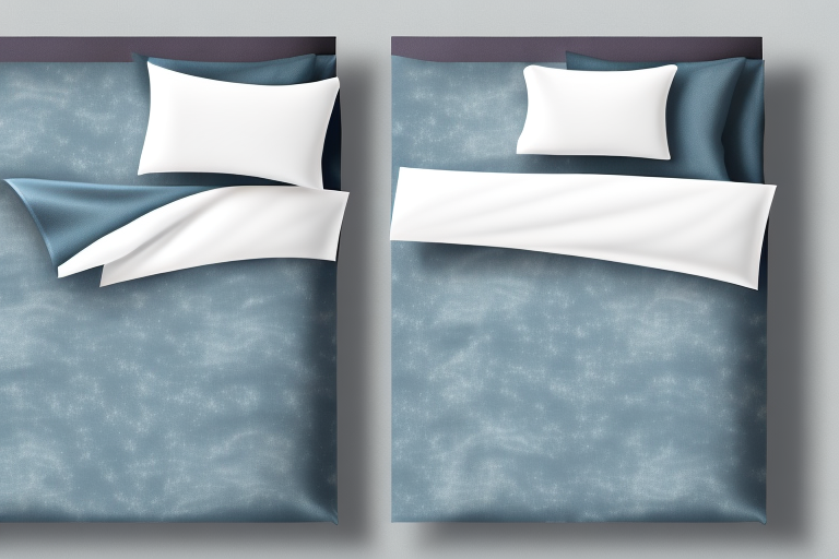 Two duvet covers side-by-side