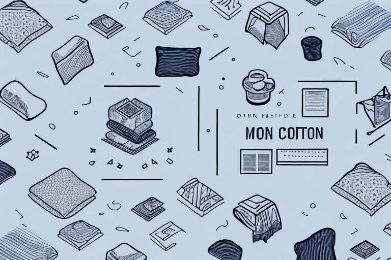 A bed with a side-by-side comparison of modal and cotton sheets