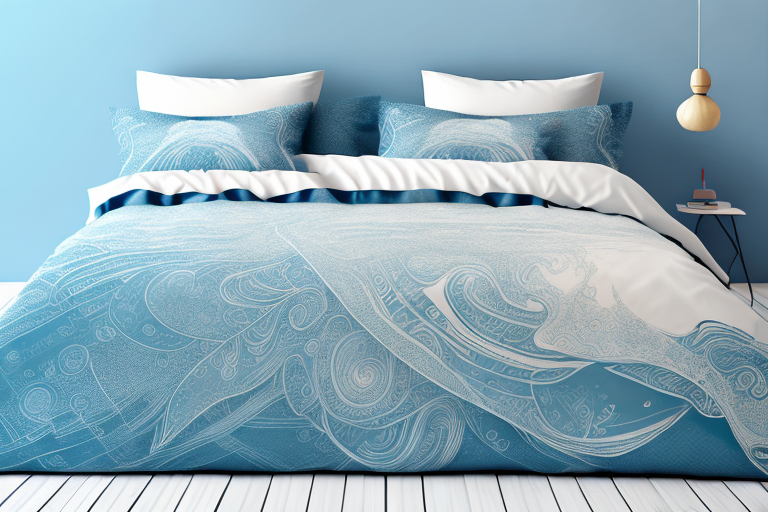A duvet cover made of microfiber and one made of organic cotton