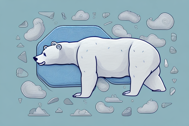A bear and a helix cooling mattress pad side-by-side