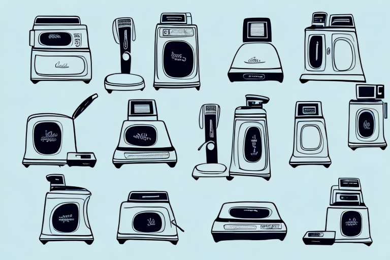 A variety of home appliances in a home setting