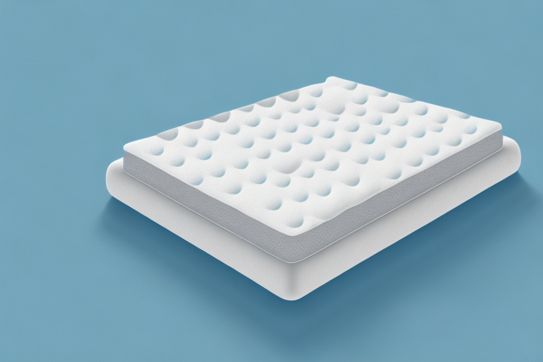 A firm mattress with a soft pillow on top