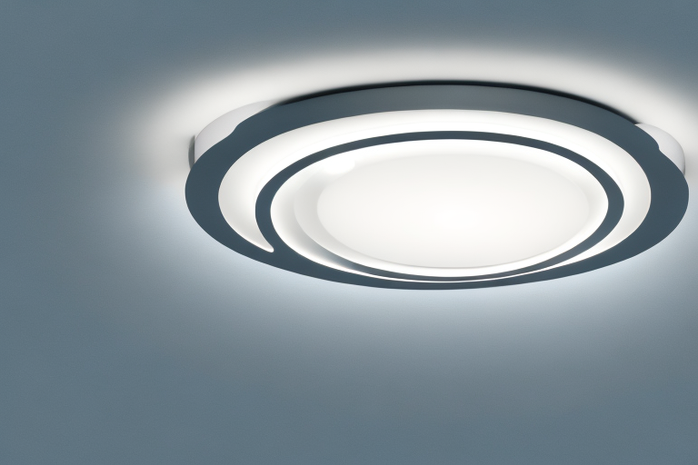 A bedroom ceiling light fixture with different wattage options