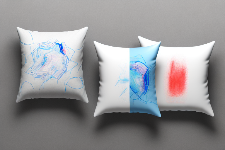 Two pillows side-by-side