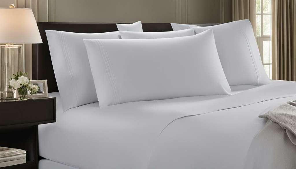 Comfortable hotel bedding