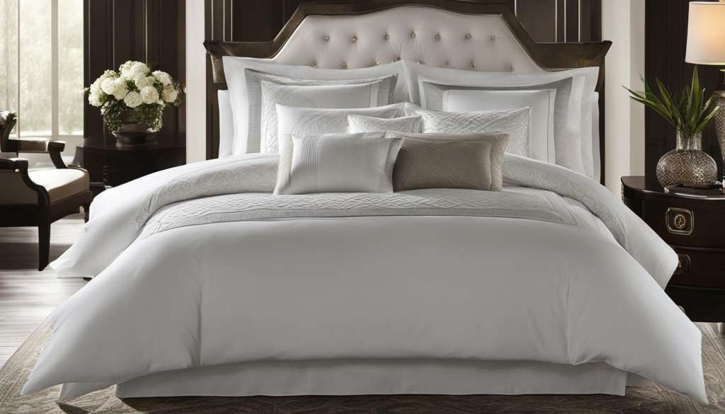 Egyptian cotton bedding