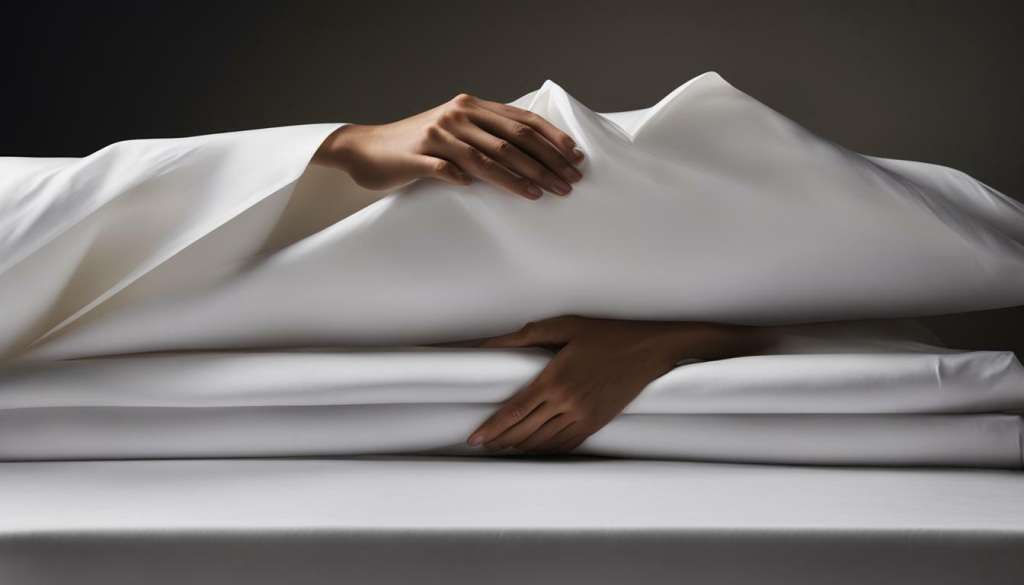 choosing between silk and cotton sheets