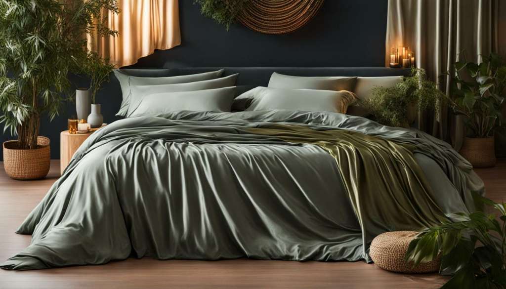 plant-based silk sheets