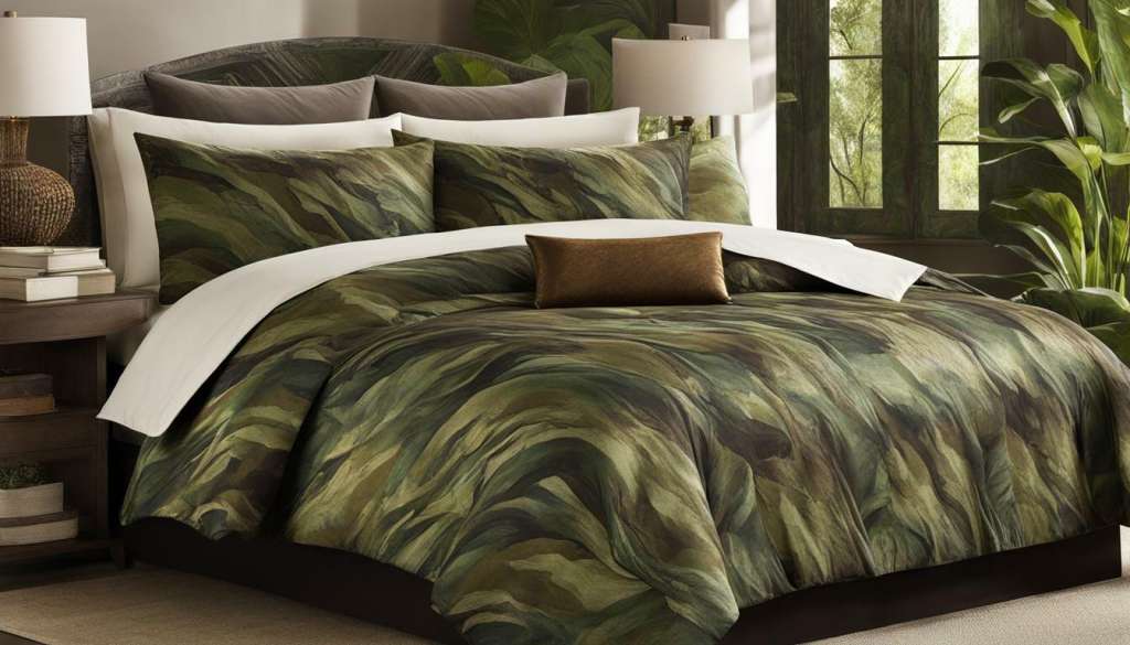 Camo Silk Sheets