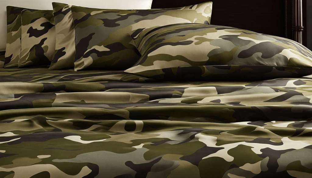 Camo Silk Sheets Collection