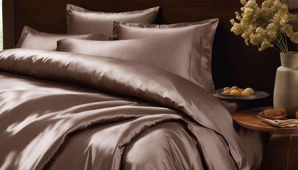 luxury vegan silk bedding