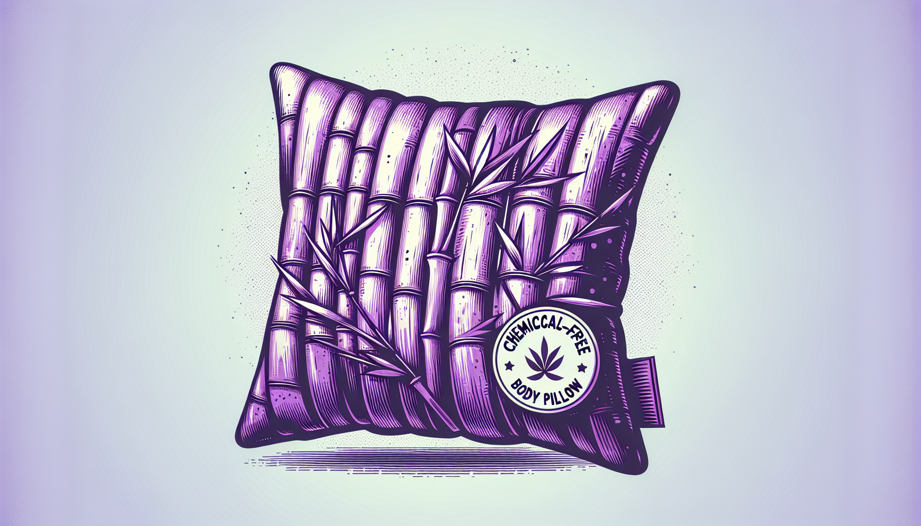 chemical free body pillow bamboo